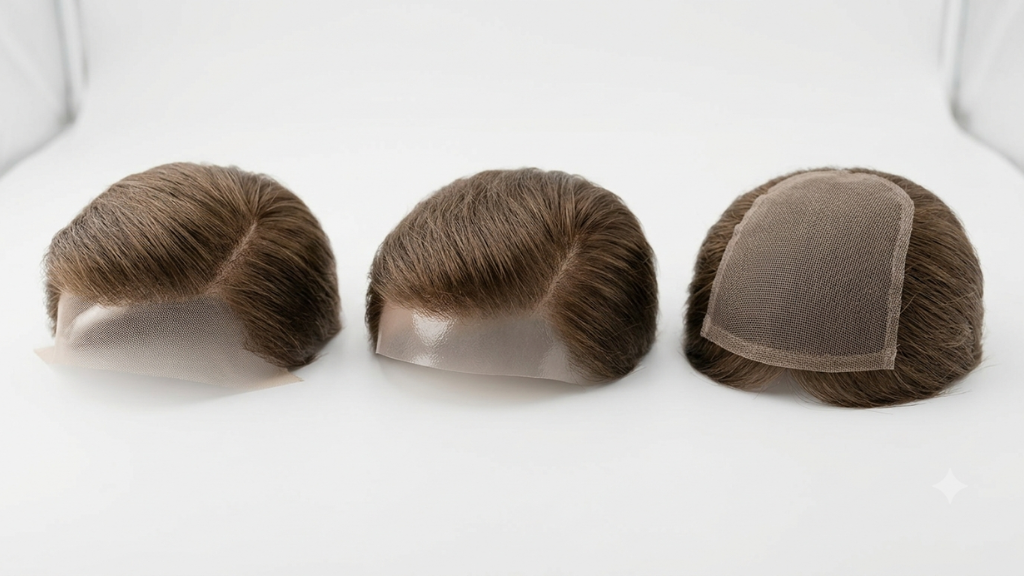 Types of Hair Replacement Systems Explained: Lace vs Skin vs Mono